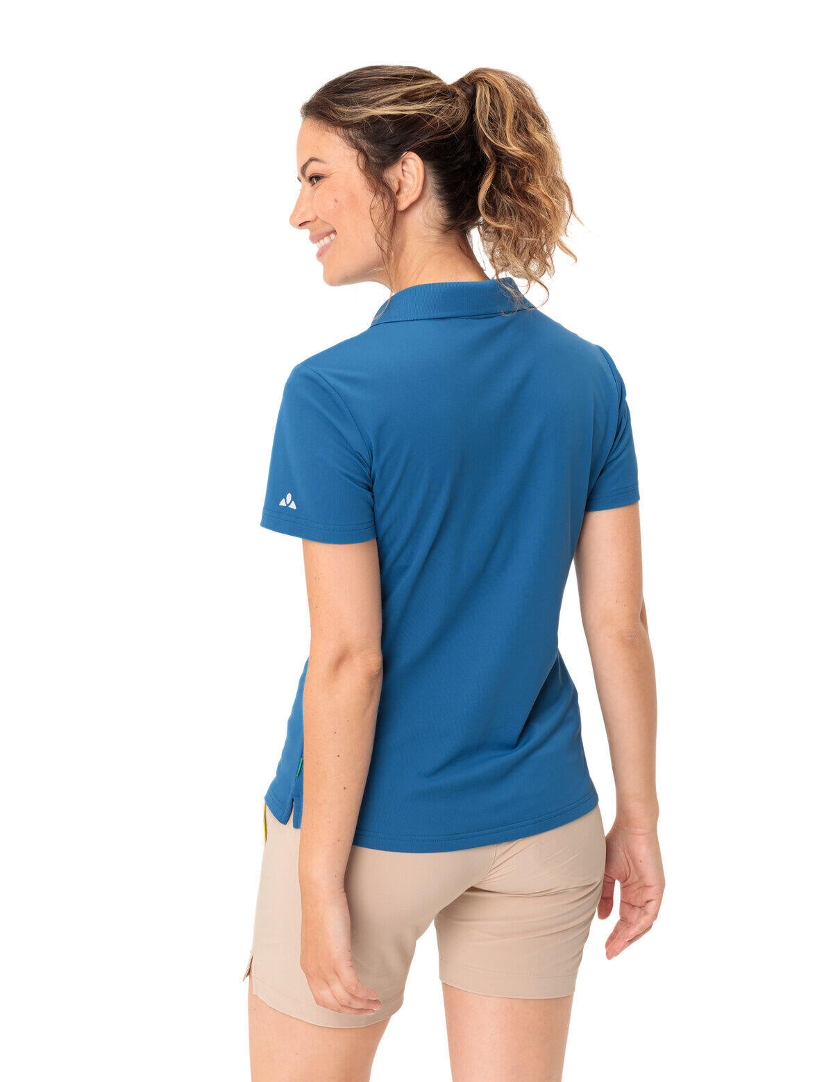 Funktions Poloshirt mit Logostick - 180-ultramarine - Blau