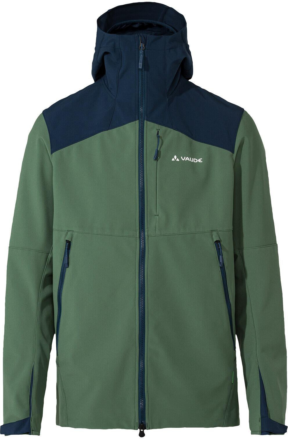 Softshell Jacke - 595-woodland/dark sea - Grün