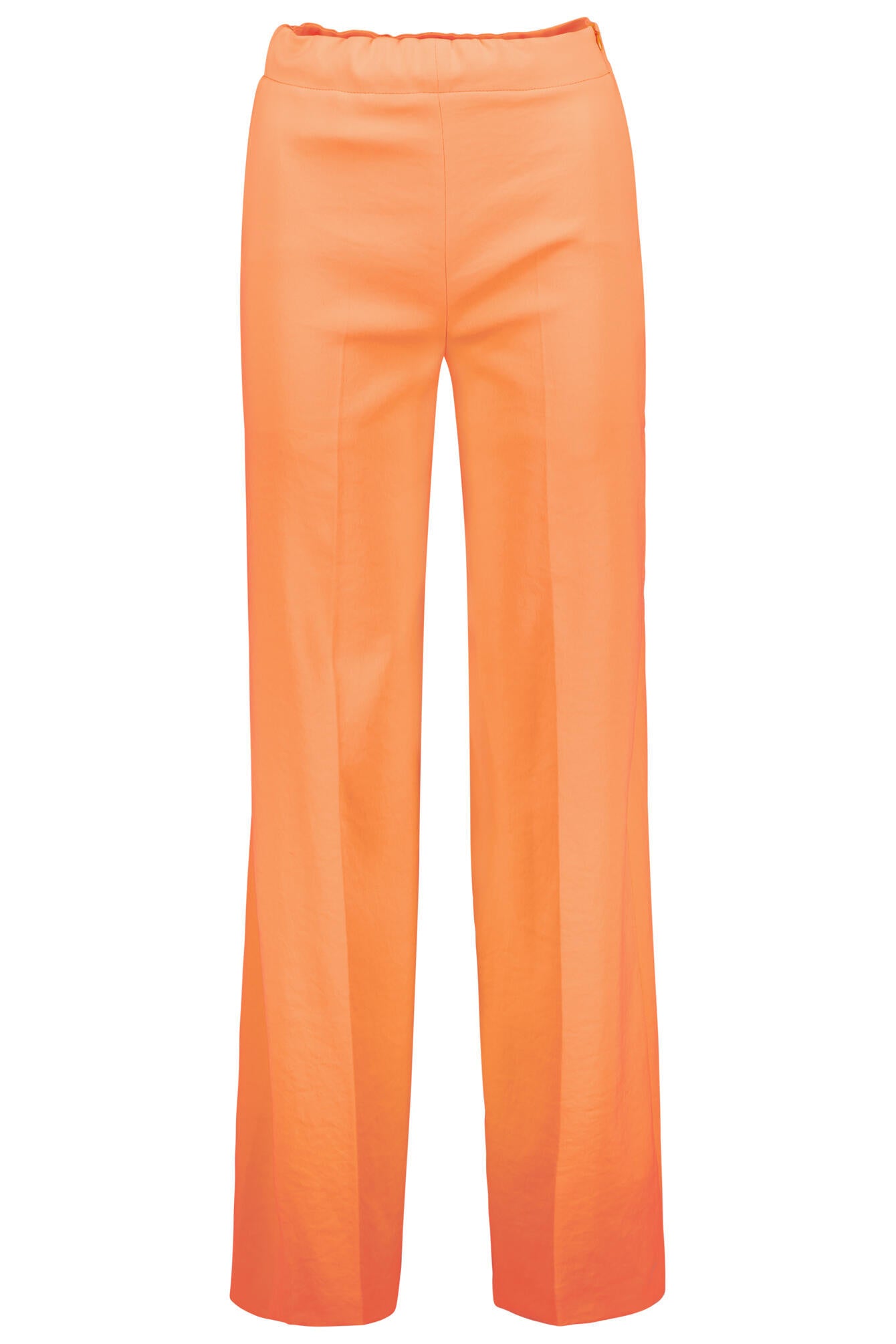 Feine Faltenhose Wide Leg - 4600 - Orange