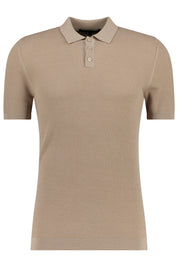 Poloshirt aus Baumwolle - 1705 - Beige