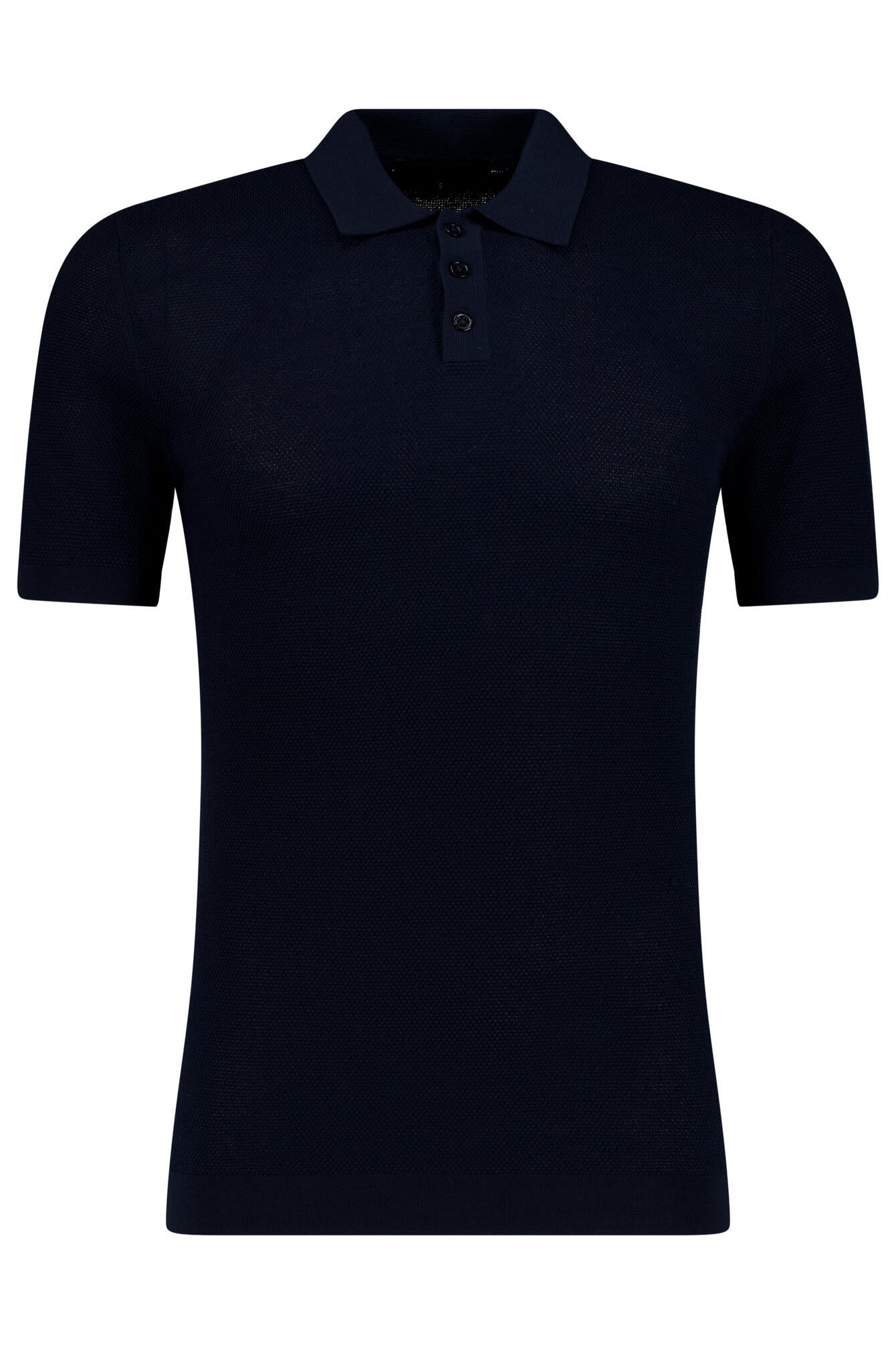 Poloshirt aus Baumwolle - 3000 - Blau