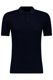 Poloshirt aus Baumwolle - 3000 - Blau