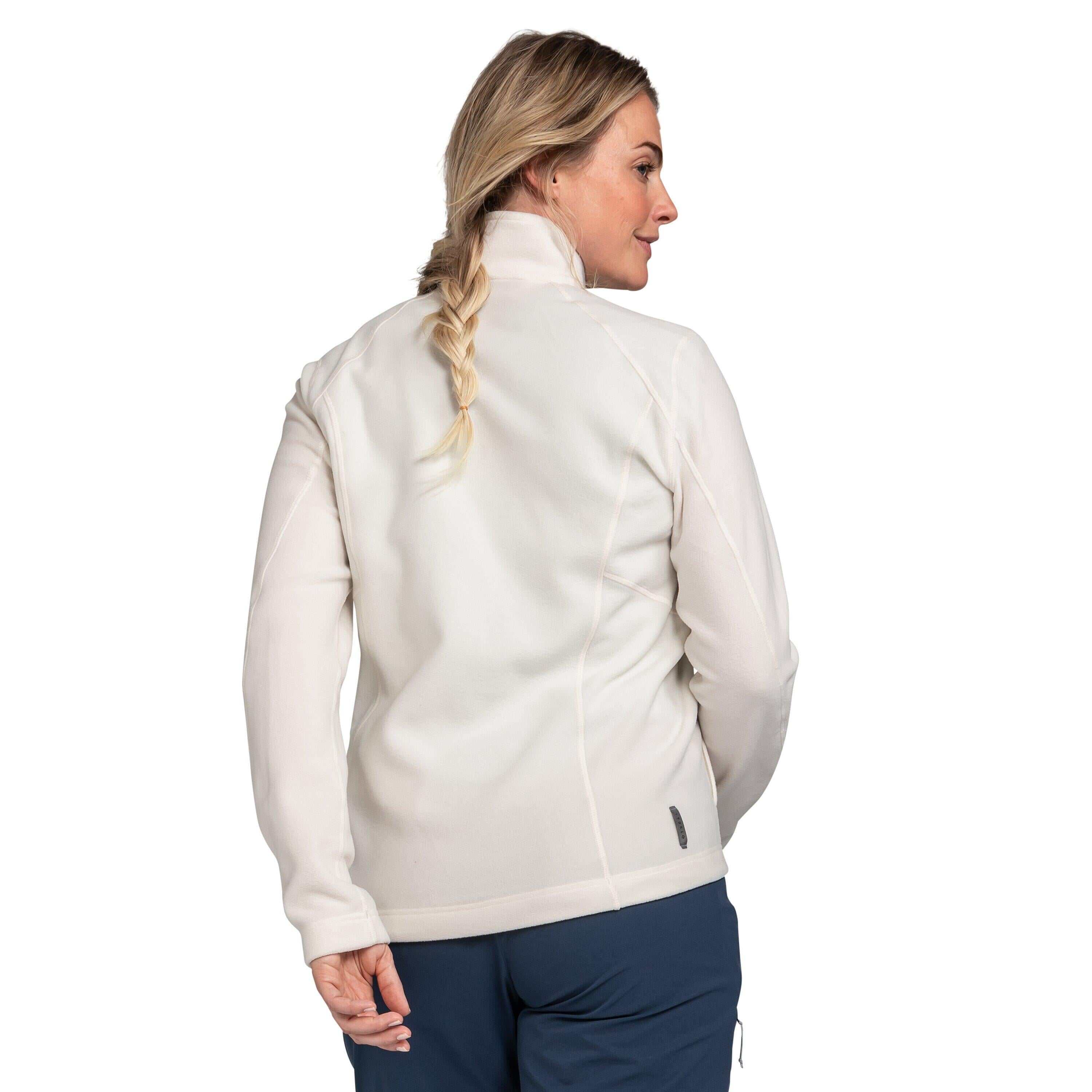 Fleecejacke aus recyceltem Polyester - 1140-whisperwhite - Creme