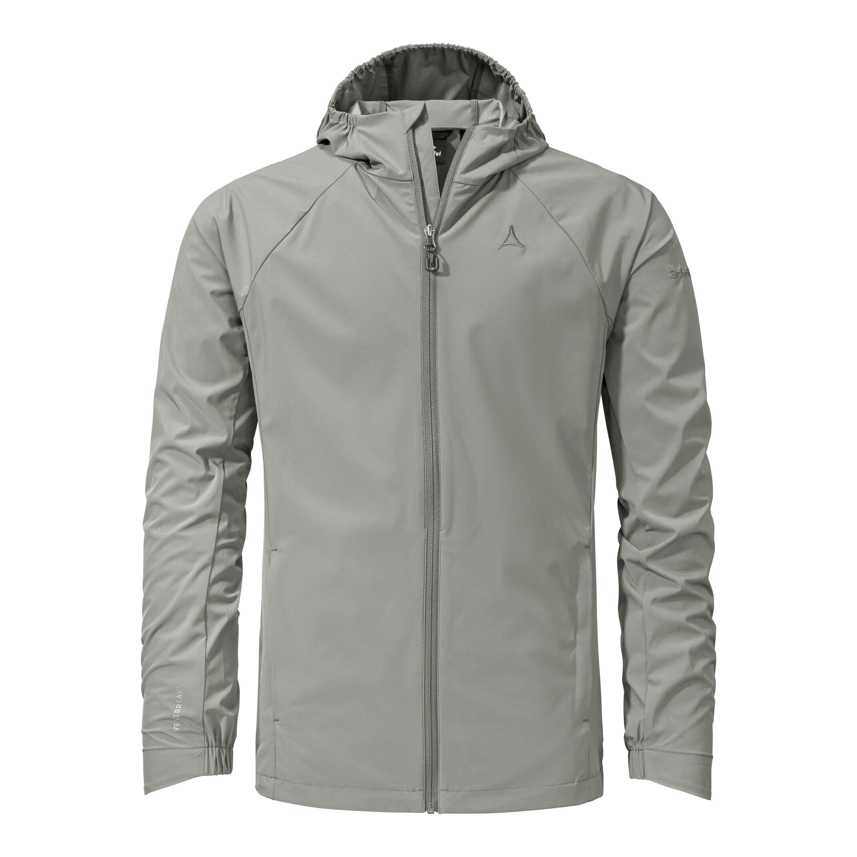 Outdoor Jacke winddicht Graz - 9260-octobermist - Grau