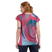 Gemustertes Funktionsshirt Aukra L - 3155-hollypink - Pink