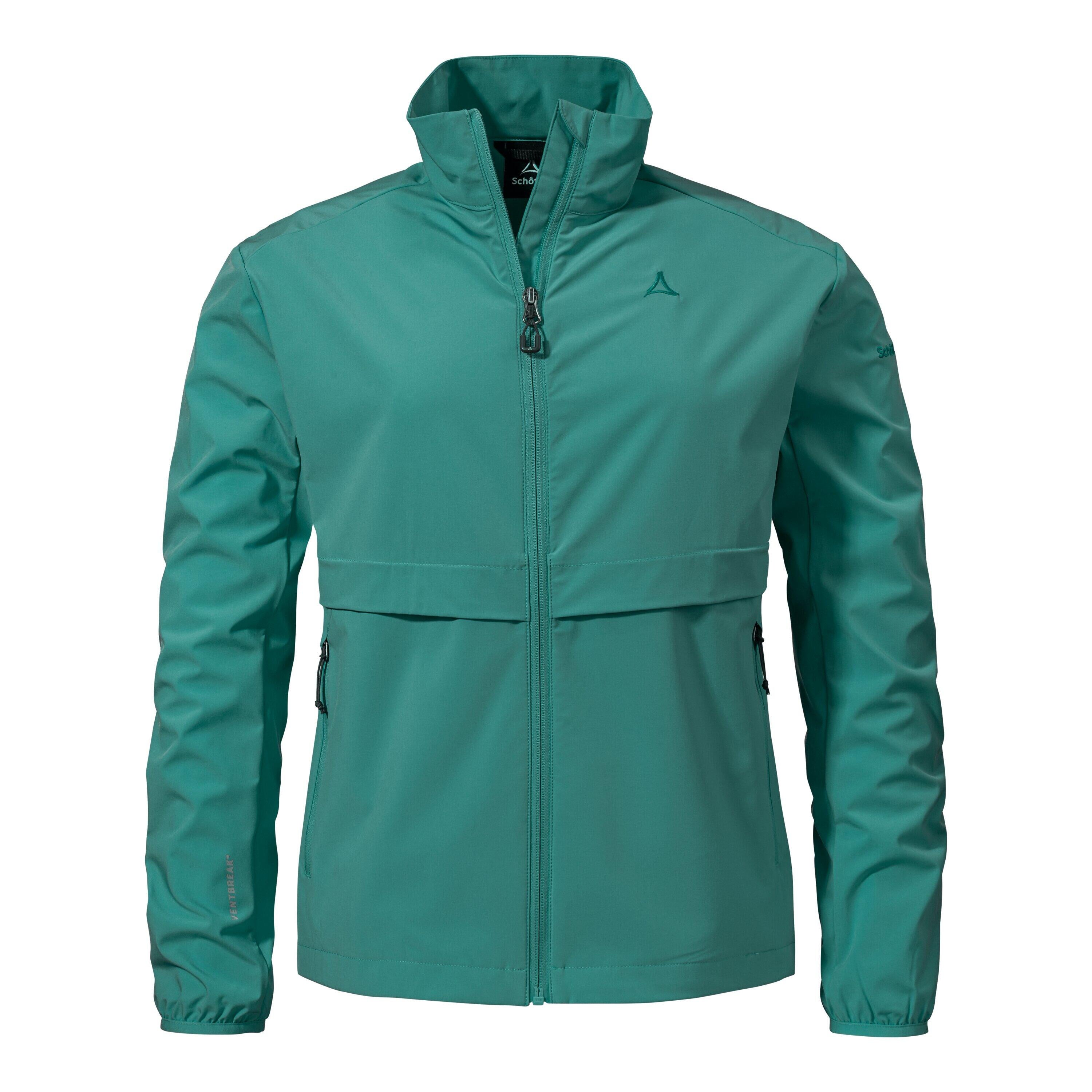 Winddichte Jacke für jeden Tag - 6755-teal - Grün