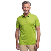 Funktionsshirt mit Polohemdkragen - 6625-greenmoss - Grün