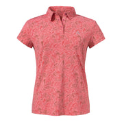 Poloshirt mit floralem Muster - 3245-claspingrose - Rosa