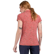 Poloshirt mit floralem Muster - 3245-claspingrose - Rosa