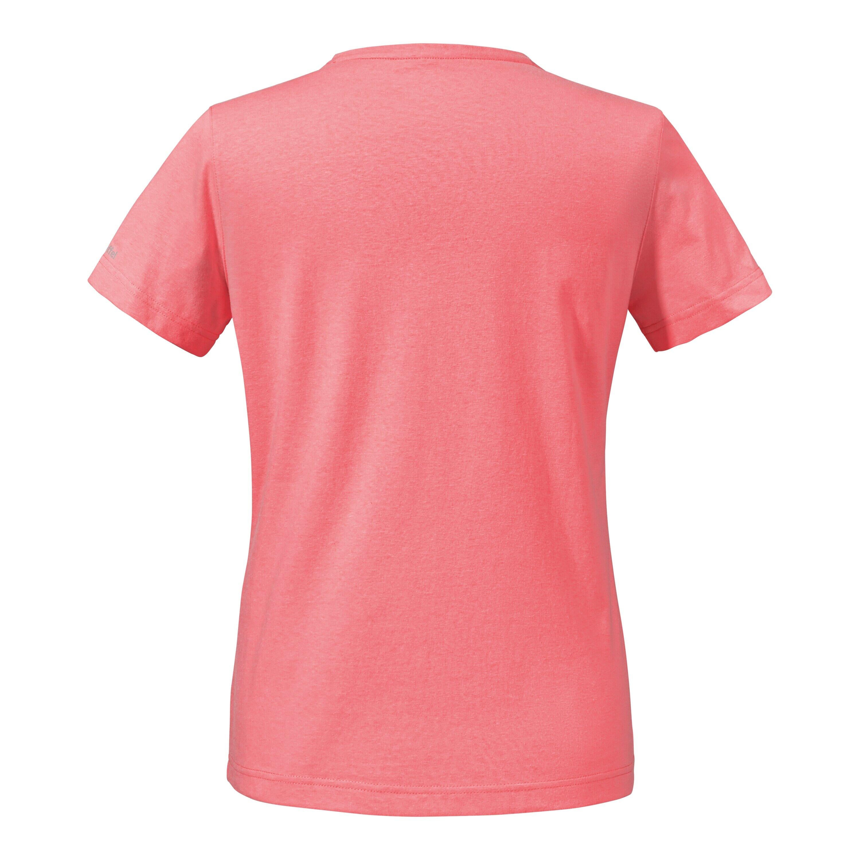 T-Shirt mit Print - 3245-claspingrose - Rosa