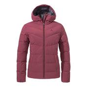 Gesteppte Daunenjacke - 3825-acai - Pink