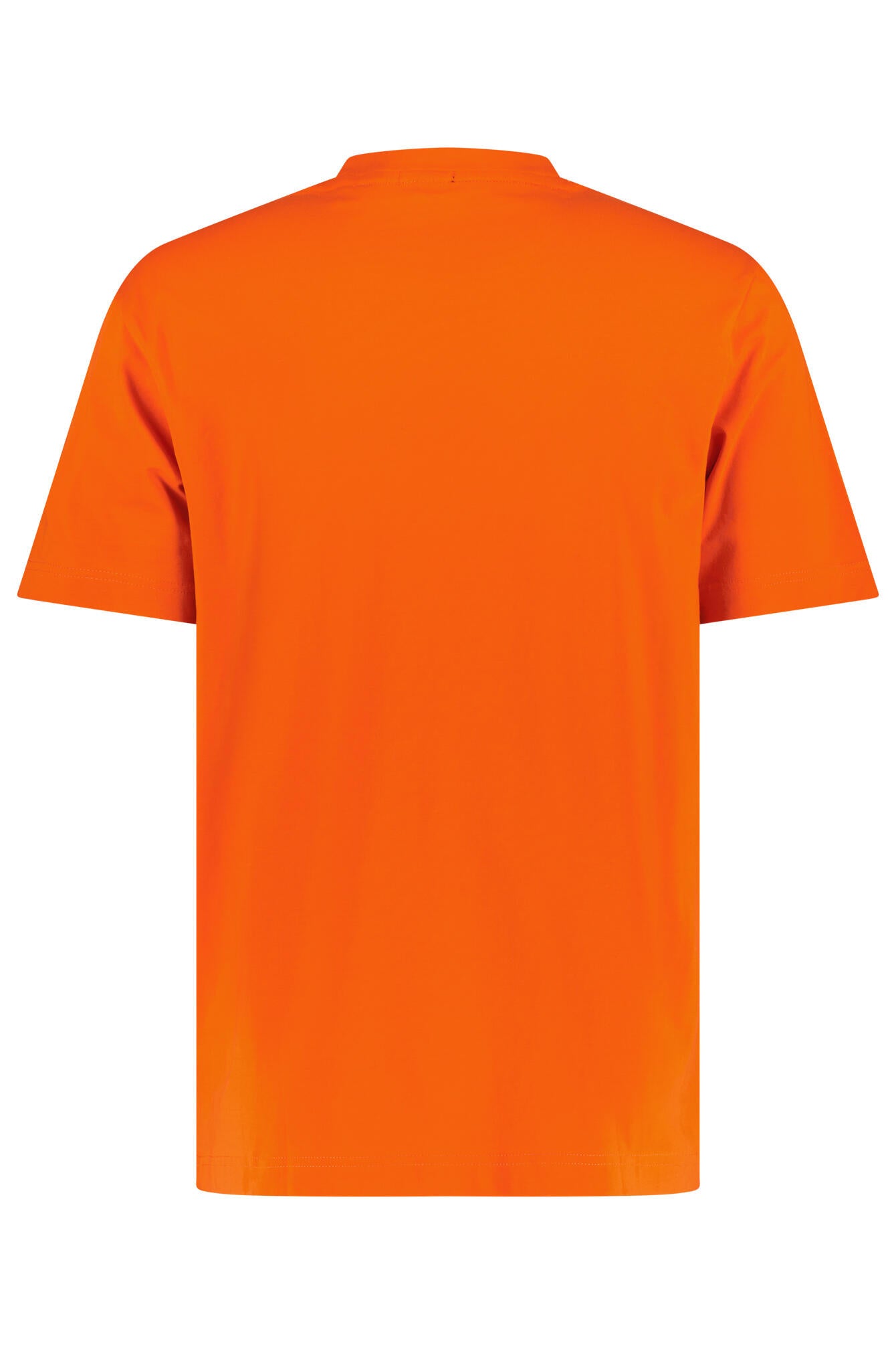 T-Shirt aus Baumwolle - 626-Bright Red - Orange