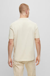 T-Shirt aus Baumwolle - 277-Light Beige - Beige