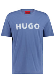 T-Shirt mit Logoprint - 479-Open Blue - Blau