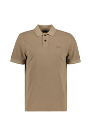 Poloshirt aus Baumwolle - 246-Open Brown - Braun