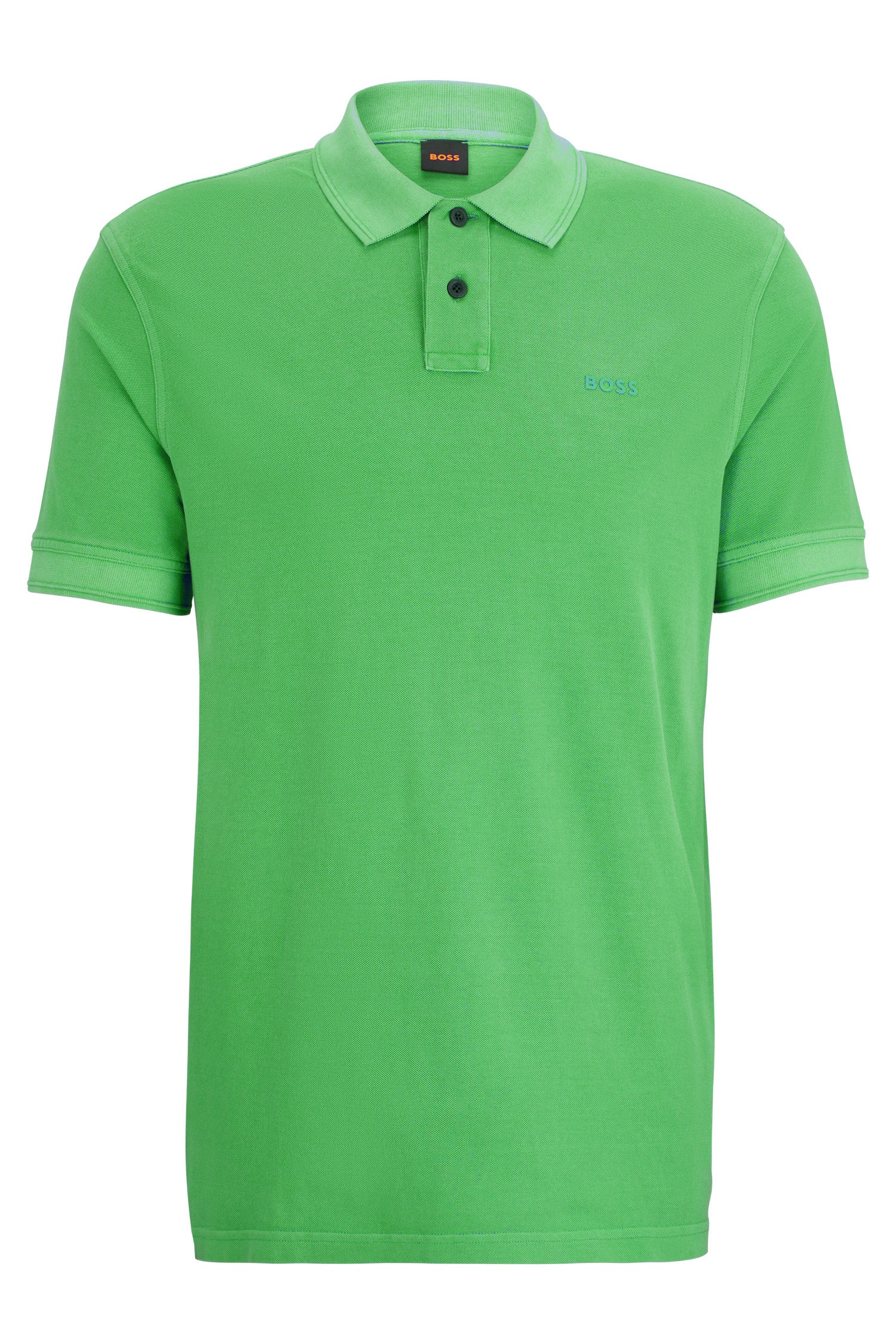 Poloshirt aus Baumwolle - 372-Open Green - Grün