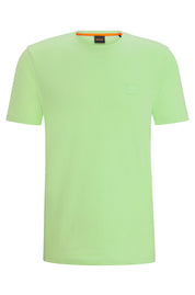 T-Shirt aus Baumwolle - 372-Open Green - Grün