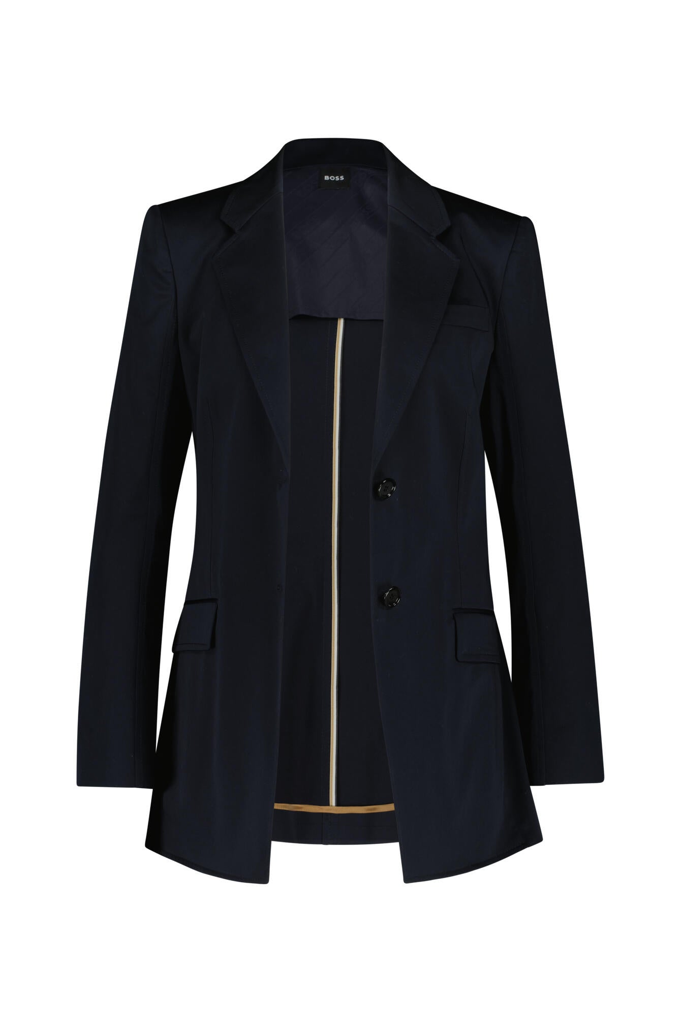 Einreihiger Blazer - 404-Dark Blue - Blau