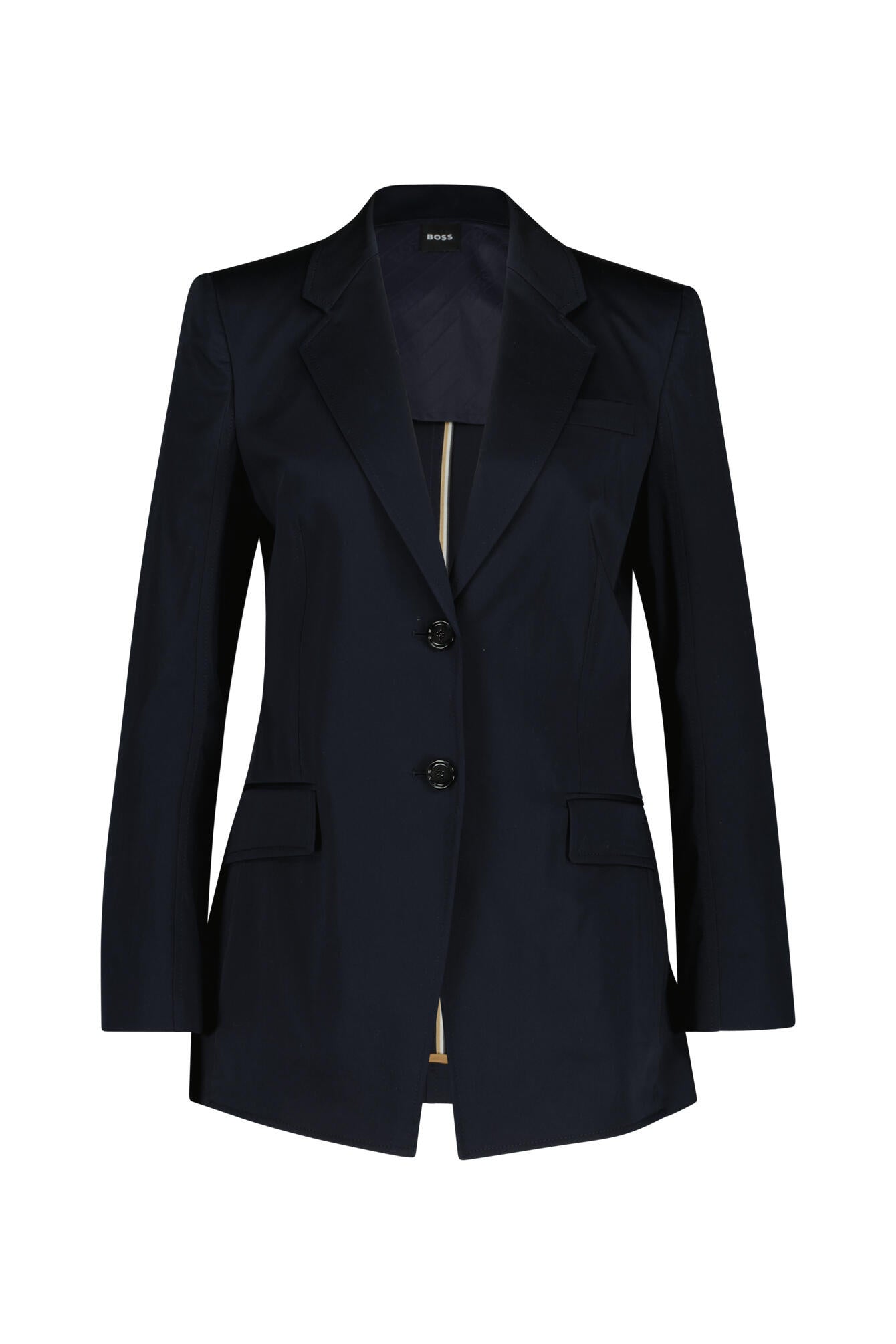 Einreihiger Blazer - 404-Dark Blue - Blau