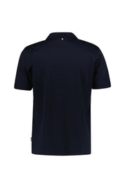 Poloshirt mit Johnny-Kragen - 404-Dark Blue - Blau