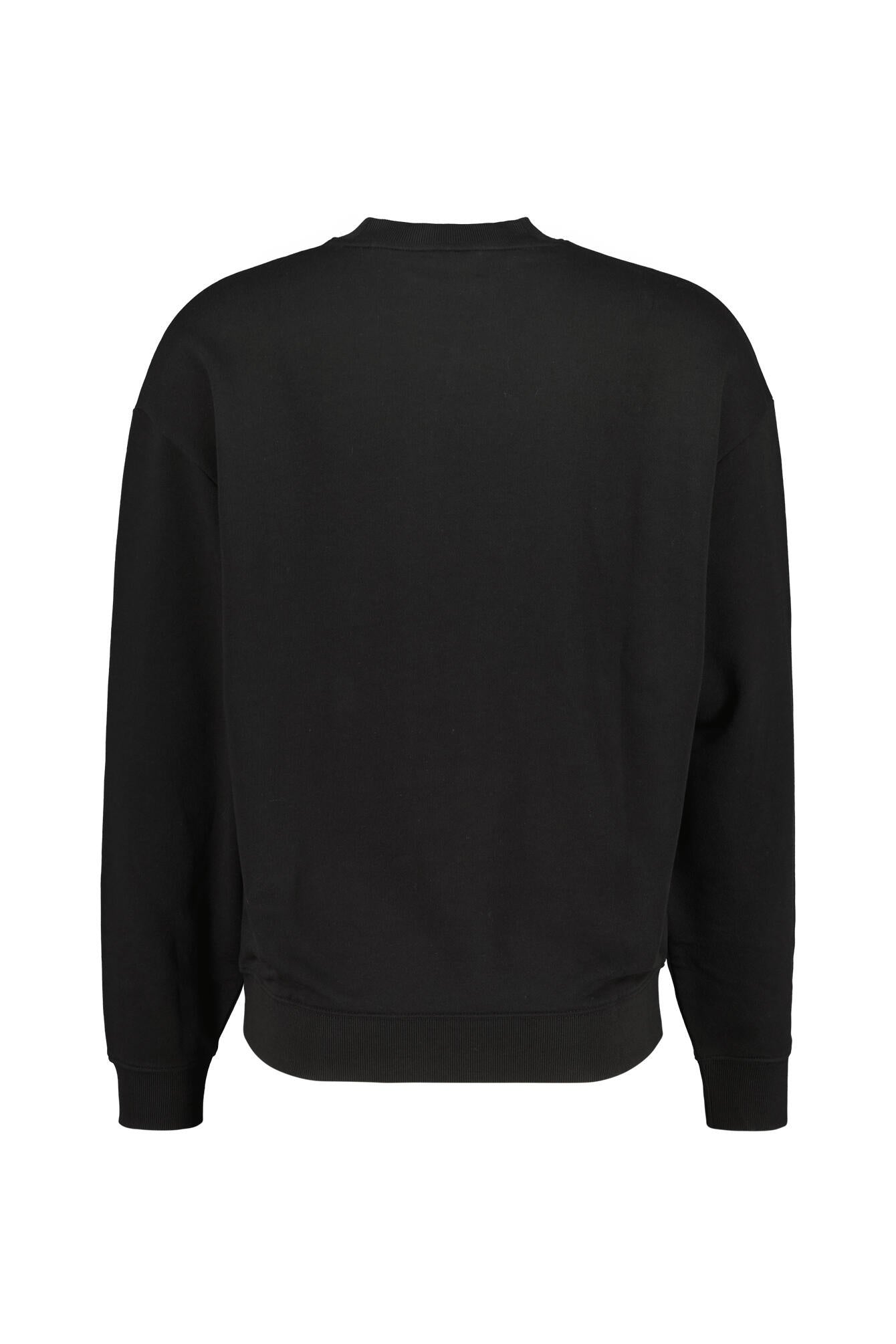 Sweatshirt aus Baumwolle - 001-Black - Schwarz