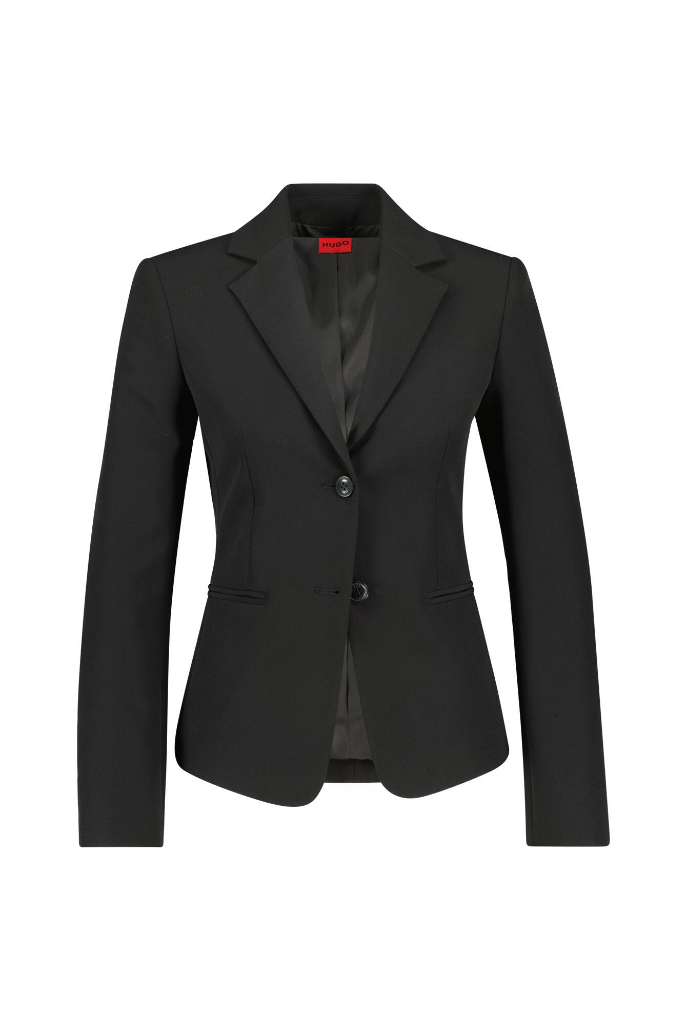 Blazer mit Paspeltaschen - 001-Black - Schwarz