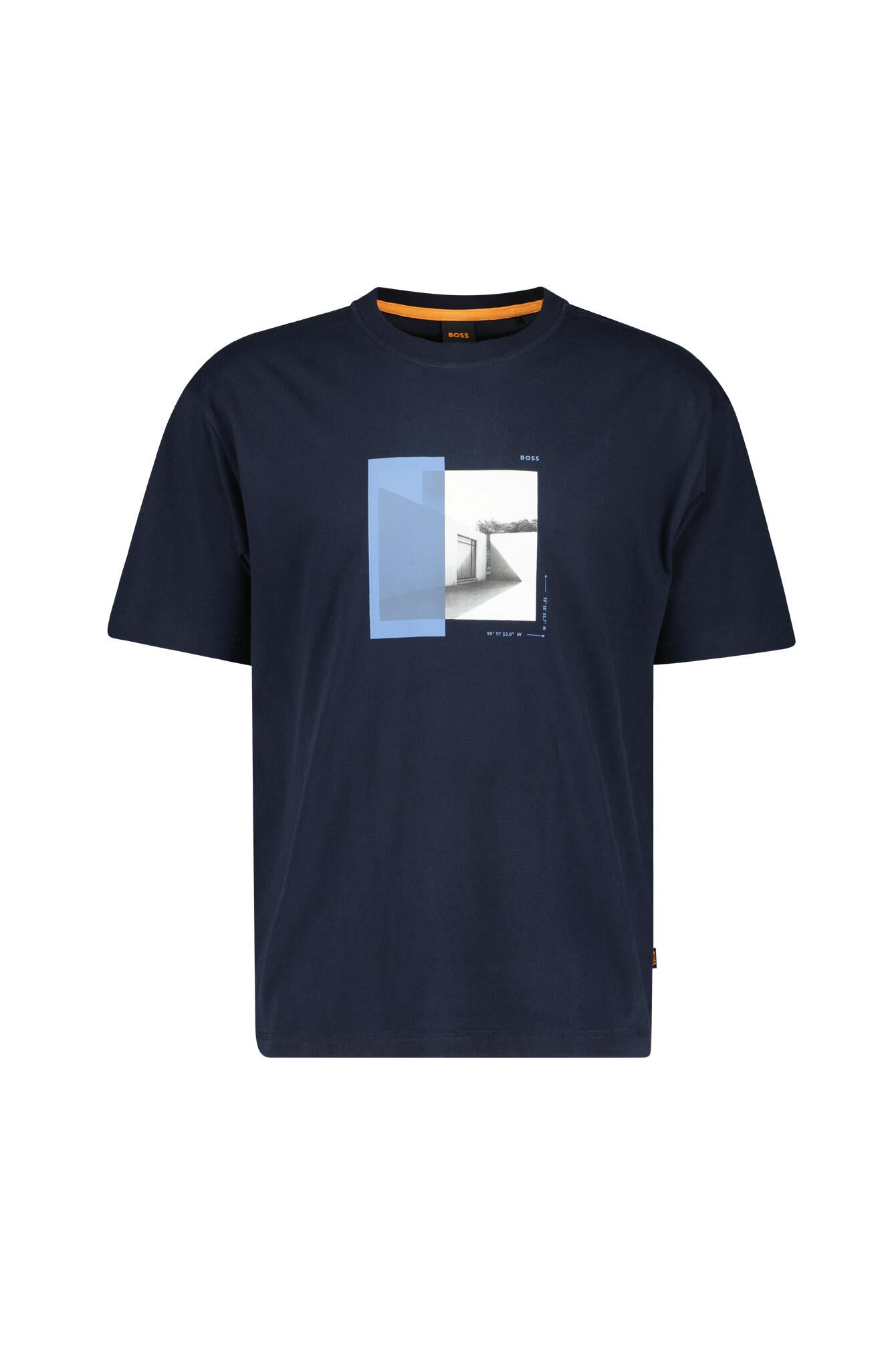 T-Shirt mit Print - 404-Dark Blue - Blau