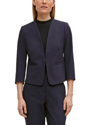 Verkürzter Blazer - 5976-BLUE - Blau