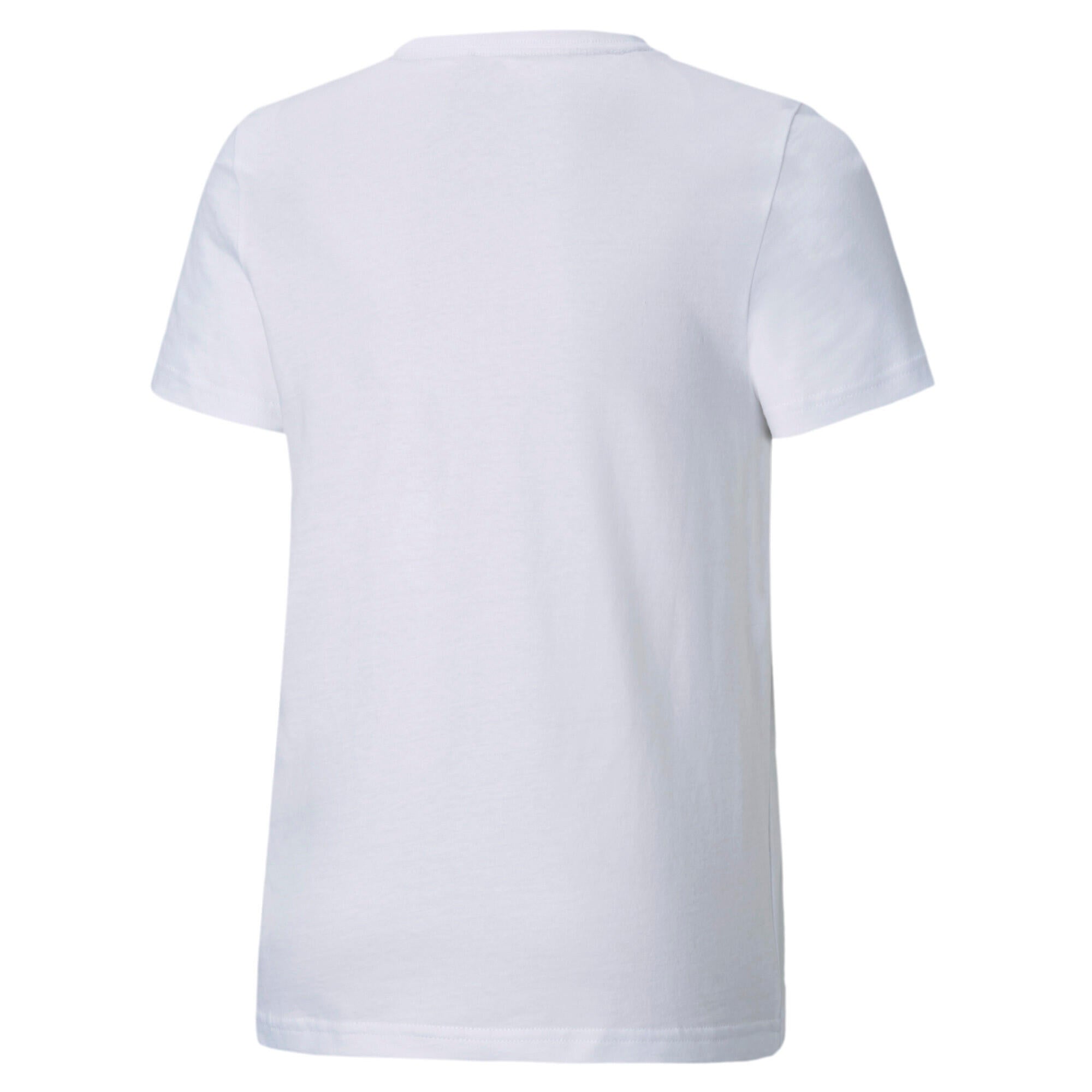 Baumwoll-T-Shirt mit Logoprint - 002-PUMA WHITE - Weiß