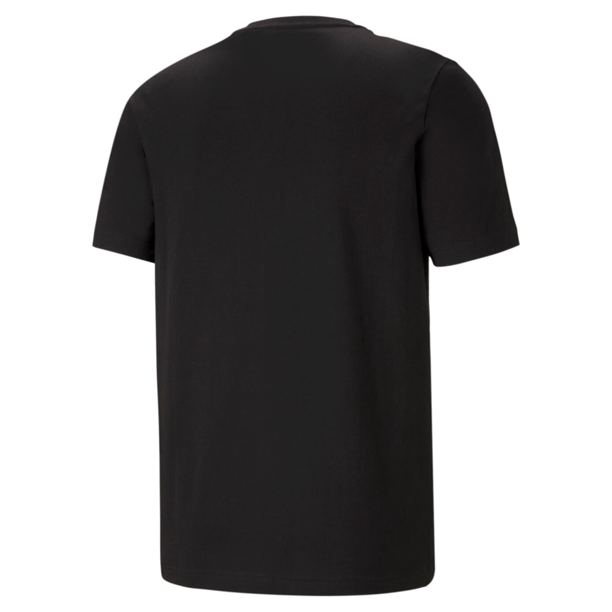 T-Shirt mit Logoprint - 001-PUMA BLACK - Schwarz