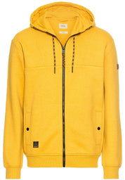 Sweatjacke aus Baumwollmix - 64-Cumin Yellow - Gelb