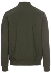 Bomberjacke mit Stehkragen - 91-Leaf Green - Khaki