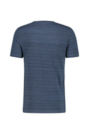 Meliertes T-Shirt aus Baumwollmix - 42-Denim Blue - Blau