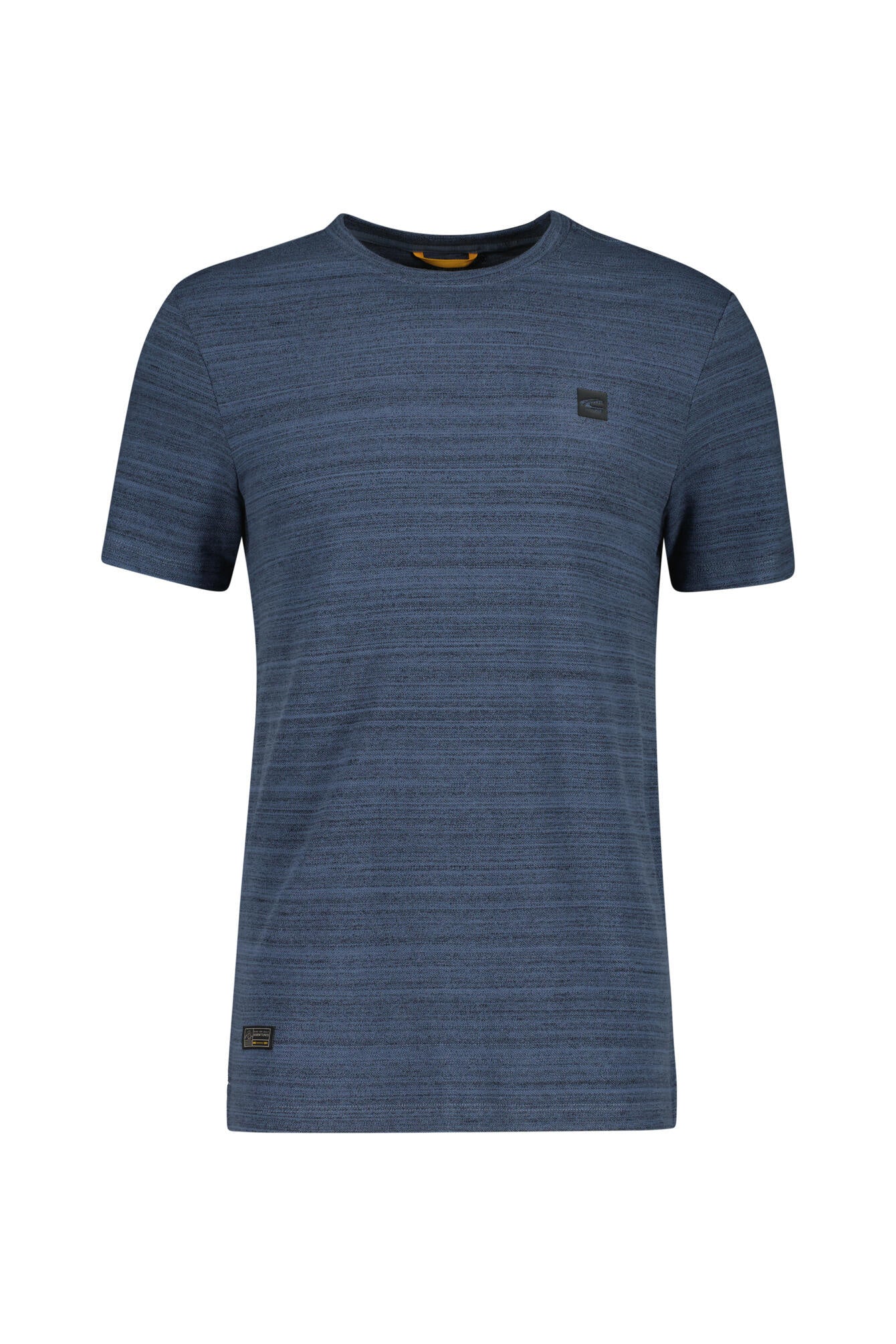 Meliertes T-Shirt aus Baumwollmix - 42-Denim Blue - Blau