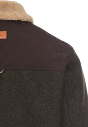 Bomberjacke mit abnehmbaren Teddy-Kragen - 24-Sepia Brown - Braun