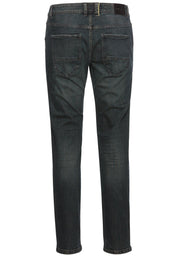 Jeans Slim Fit - 24-Browncast - Blau