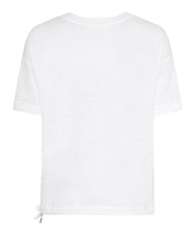 T-Shirt aus Leinen - 99-white - Weiß