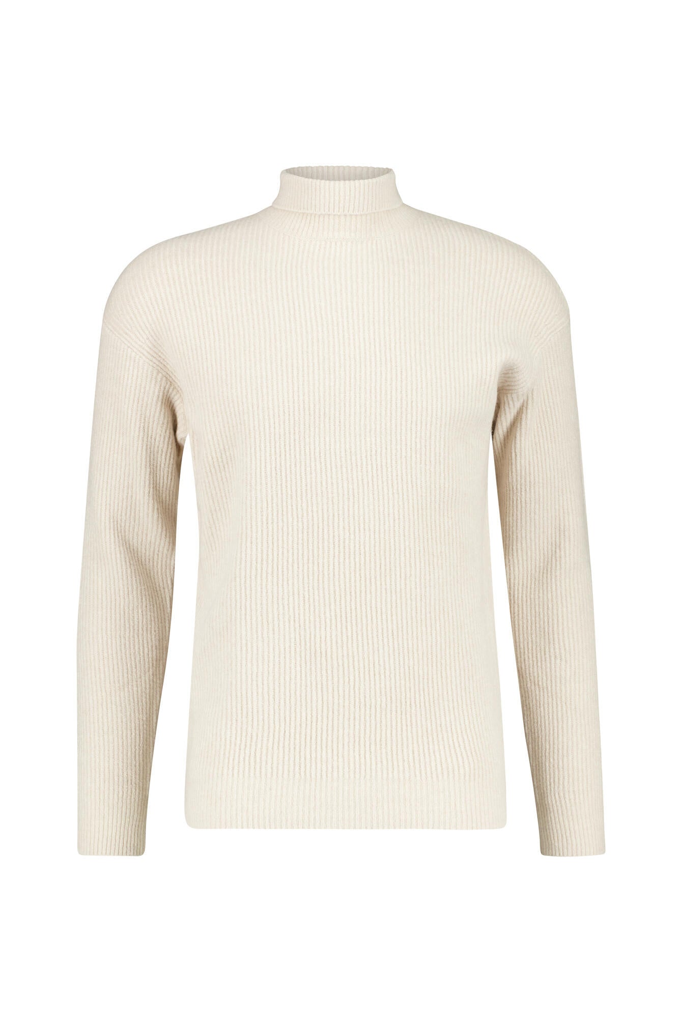 Strickpullover mit Turtleneck - 1705 - Beige