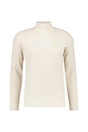 Strickpullover mit Turtleneck - 1705 - Beige