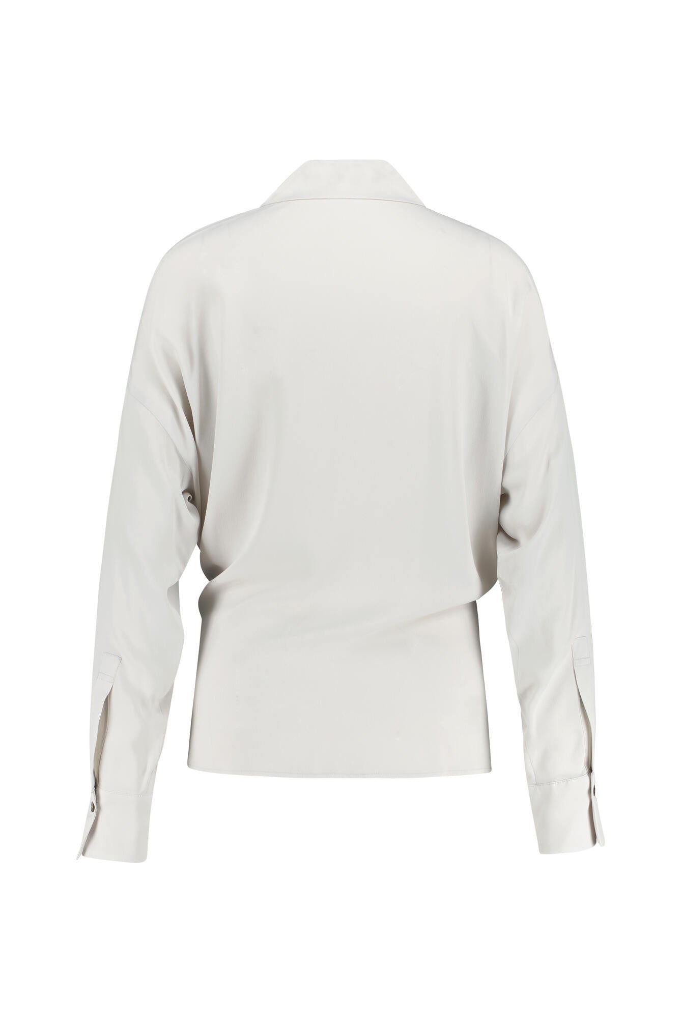 Leichte Bluse aus Seidenmix - 6810 - Creme