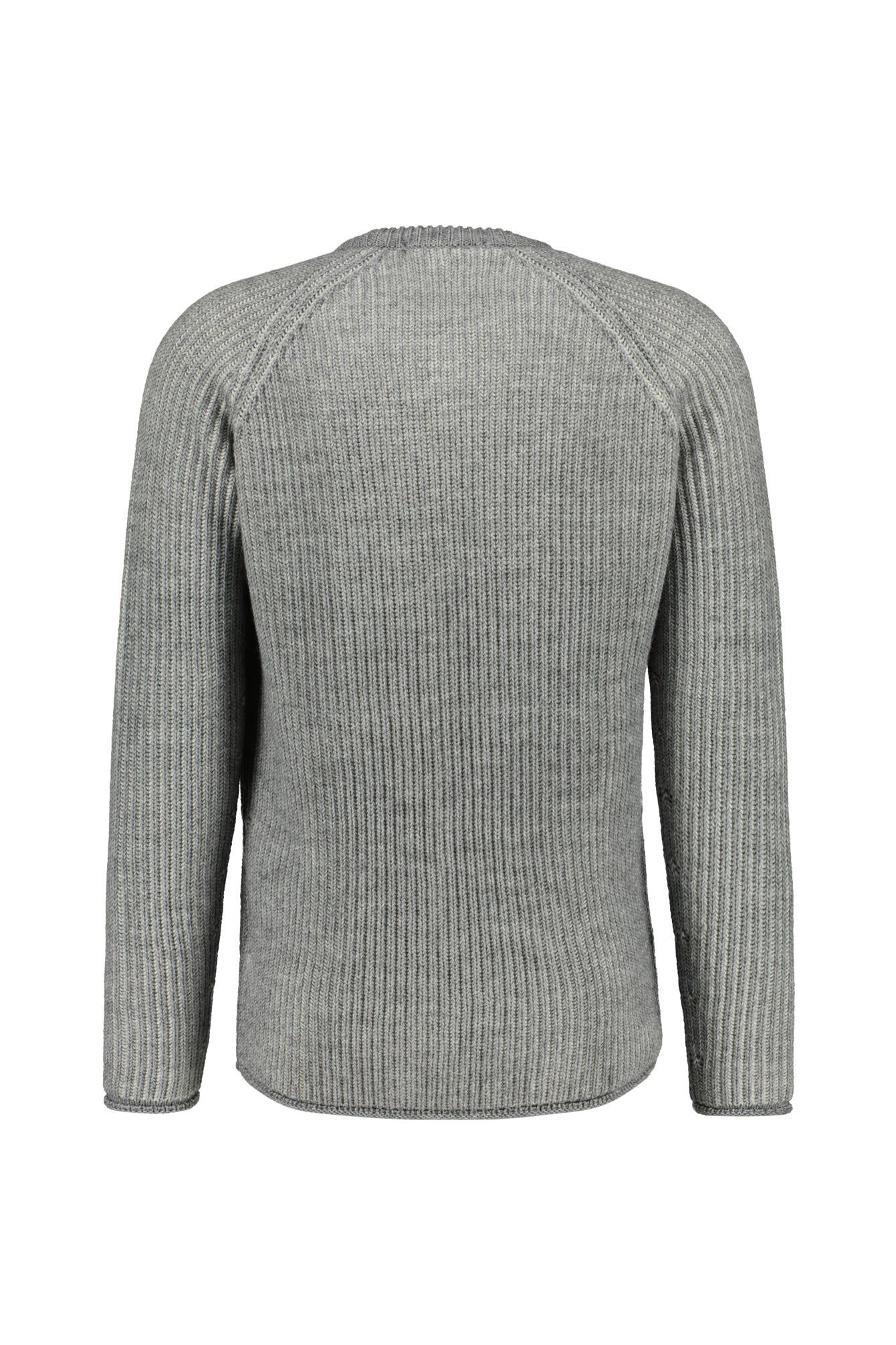 Strickpullover aus Rippstrick - 6810 - Grau