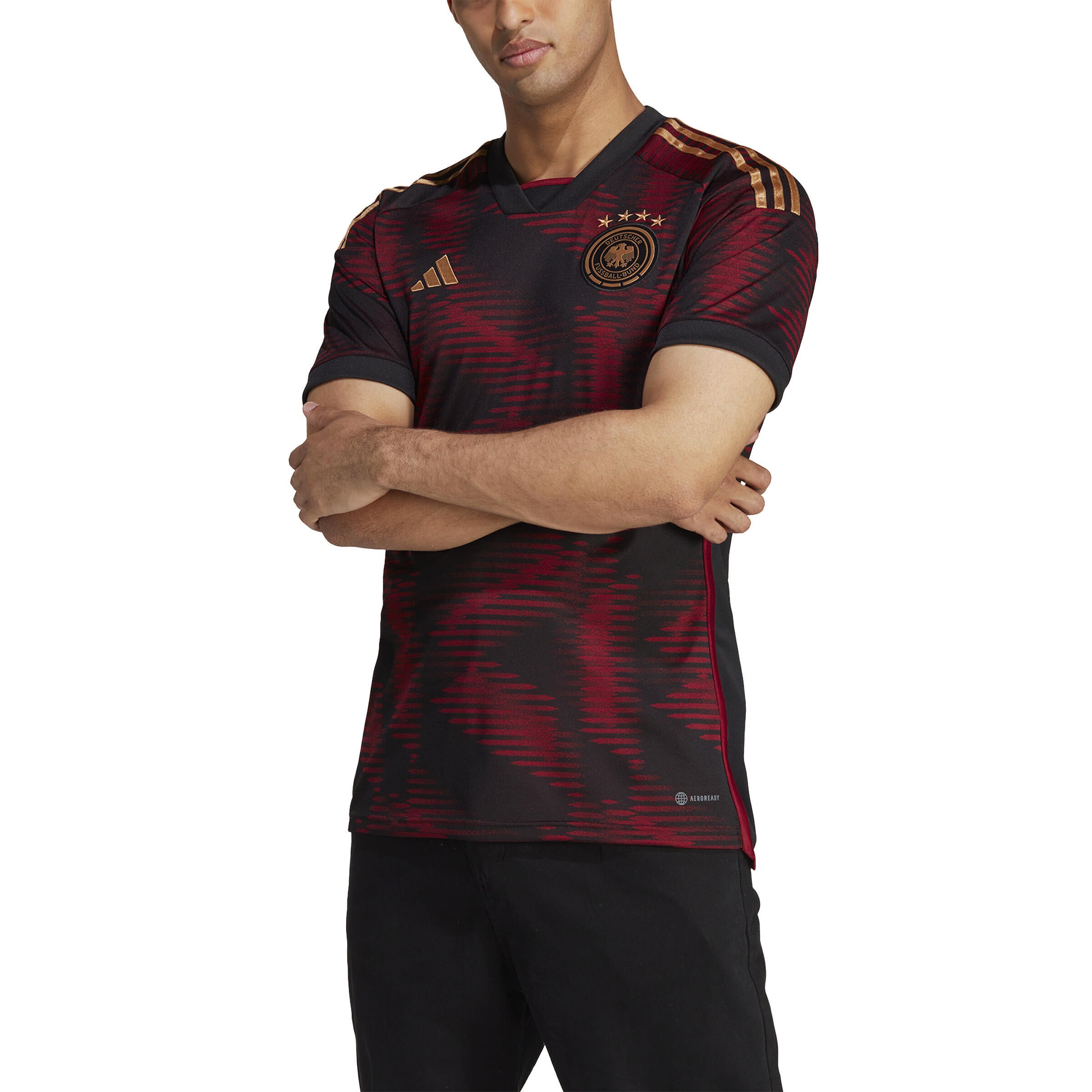 Trikot WM 2022 - BLACK - Rot | Schwarz