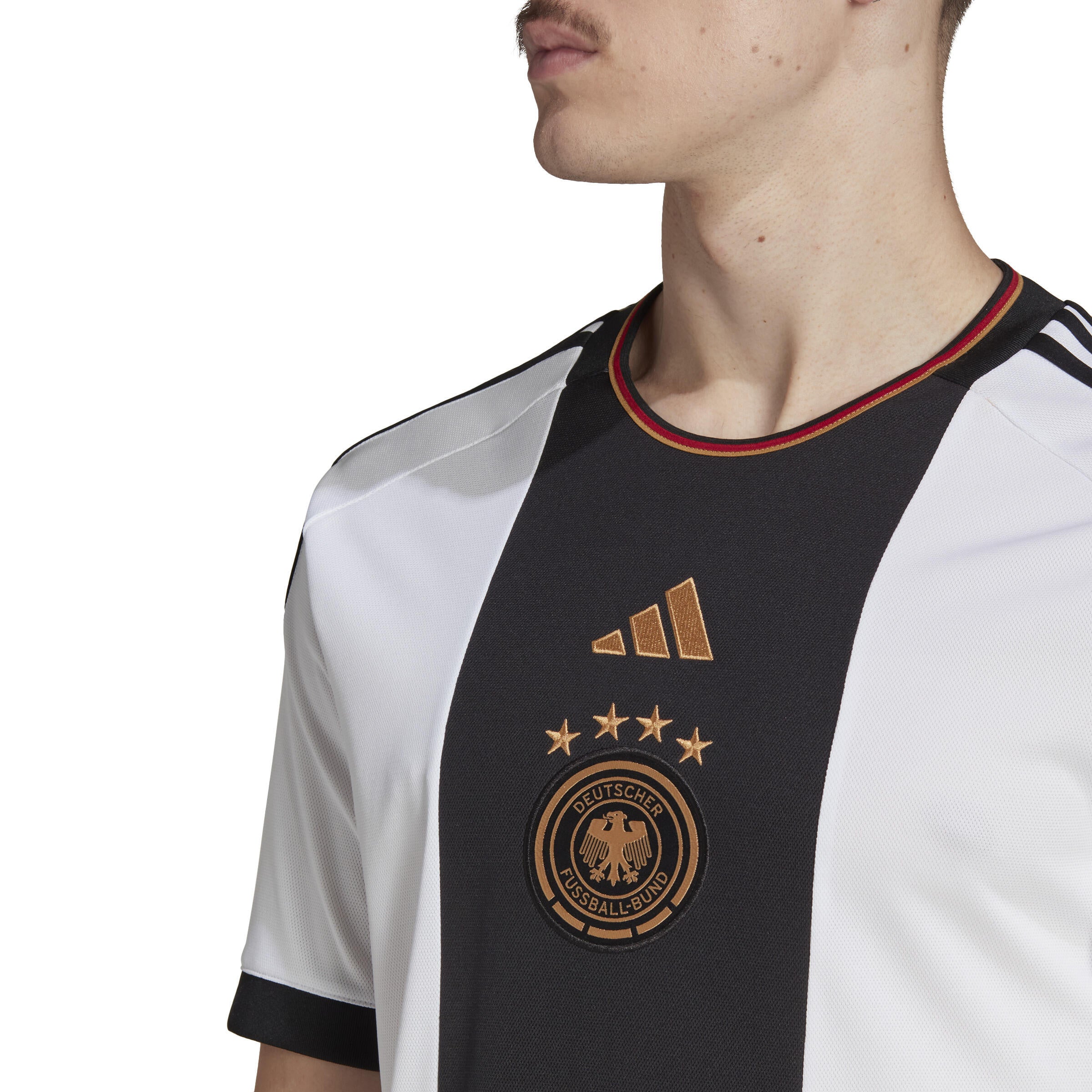 Trikot WM 2022 - WHITE - Weiß | Schwarz