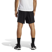 Trainingsshorts mit Logoprint - BLACK/WHITE - Schwarz | Weiß