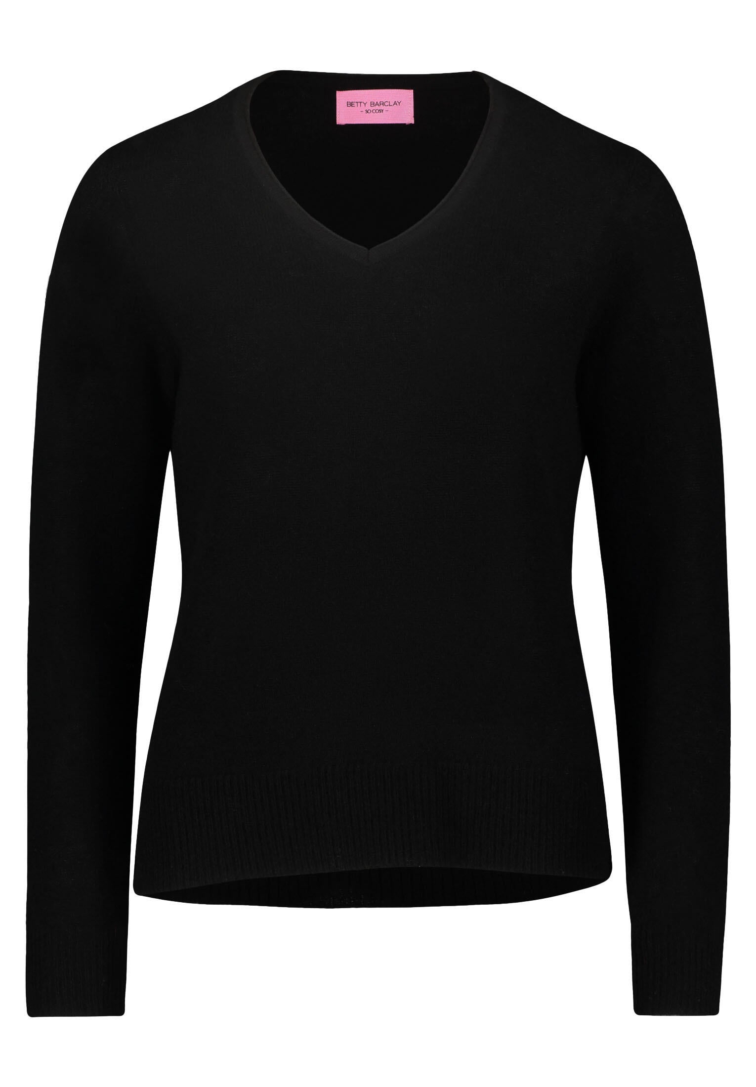 Strickpullover aus Kaschmir - 9045-Black - Schwarz