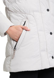 Gesteppte Winterjacke - 9001-Vapor Blue - Creme