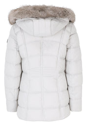 Gesteppte Winterjacke - 9001-Vapor Blue - Creme