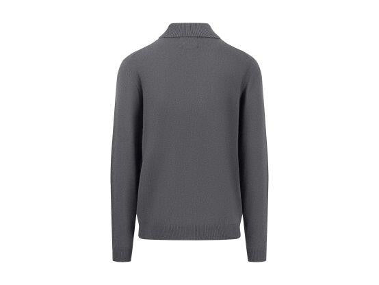 Rollkragenpullover aus Kaschmir - 936-steel - Grau