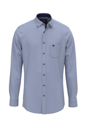 Flanellhemd Regular Fit - 625-cloud blue - Blau