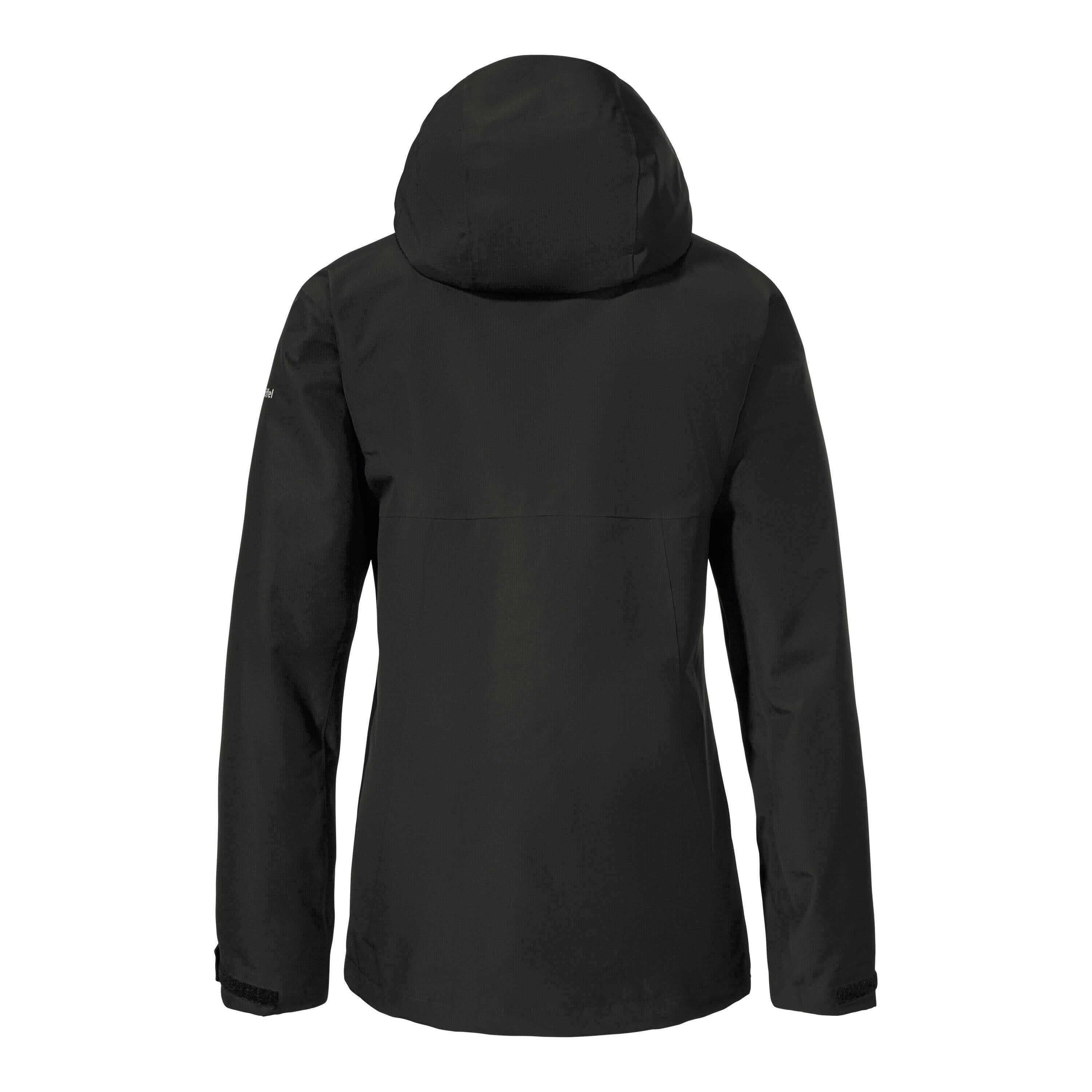 Funktionsjacke mit Kapuze - 9990-black - Schwarz